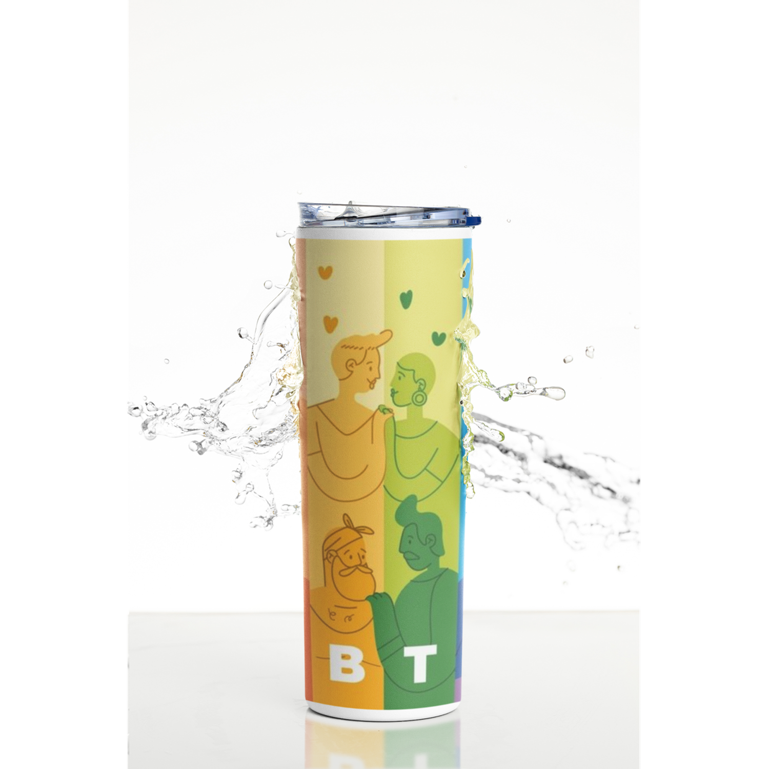 Termo Botella Térmica Orgullo Pride Lgtb Arcoiris-4