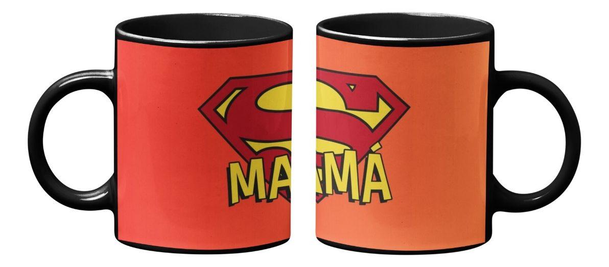 Taza Magica Feliz Dia De Mamá, Super Mamá-2