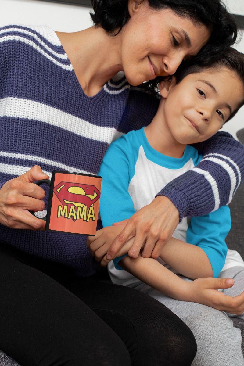 Taza Magica Feliz Dia De Mamá, Super Mamá-3