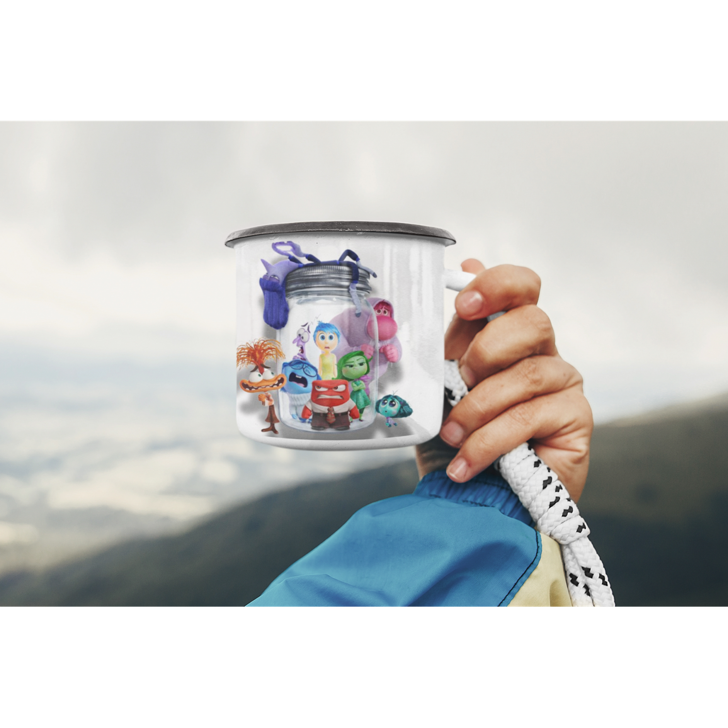Taza Enlozada Lechera Inside Out 2 Pelicula Dibujo Animado-4