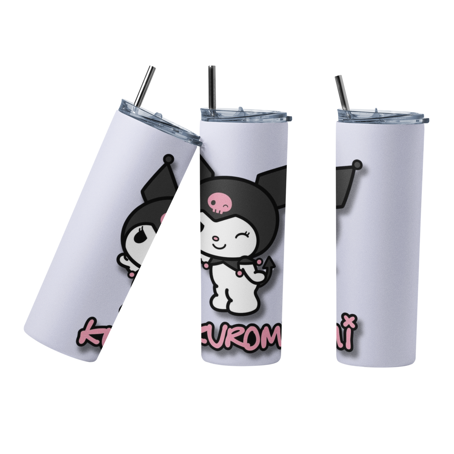 Termo Botella Termica Kuromi Lila Hello Kitty Mug 1-0