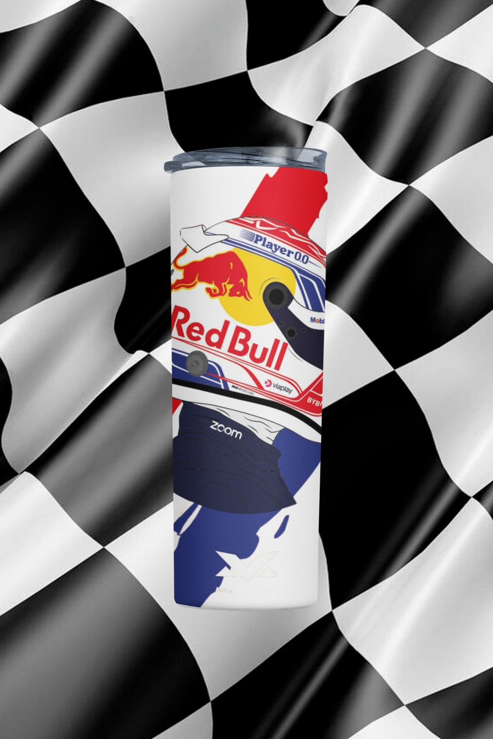 Termo Botella Termica F1 RedBull Casco Verstappen Mug-5