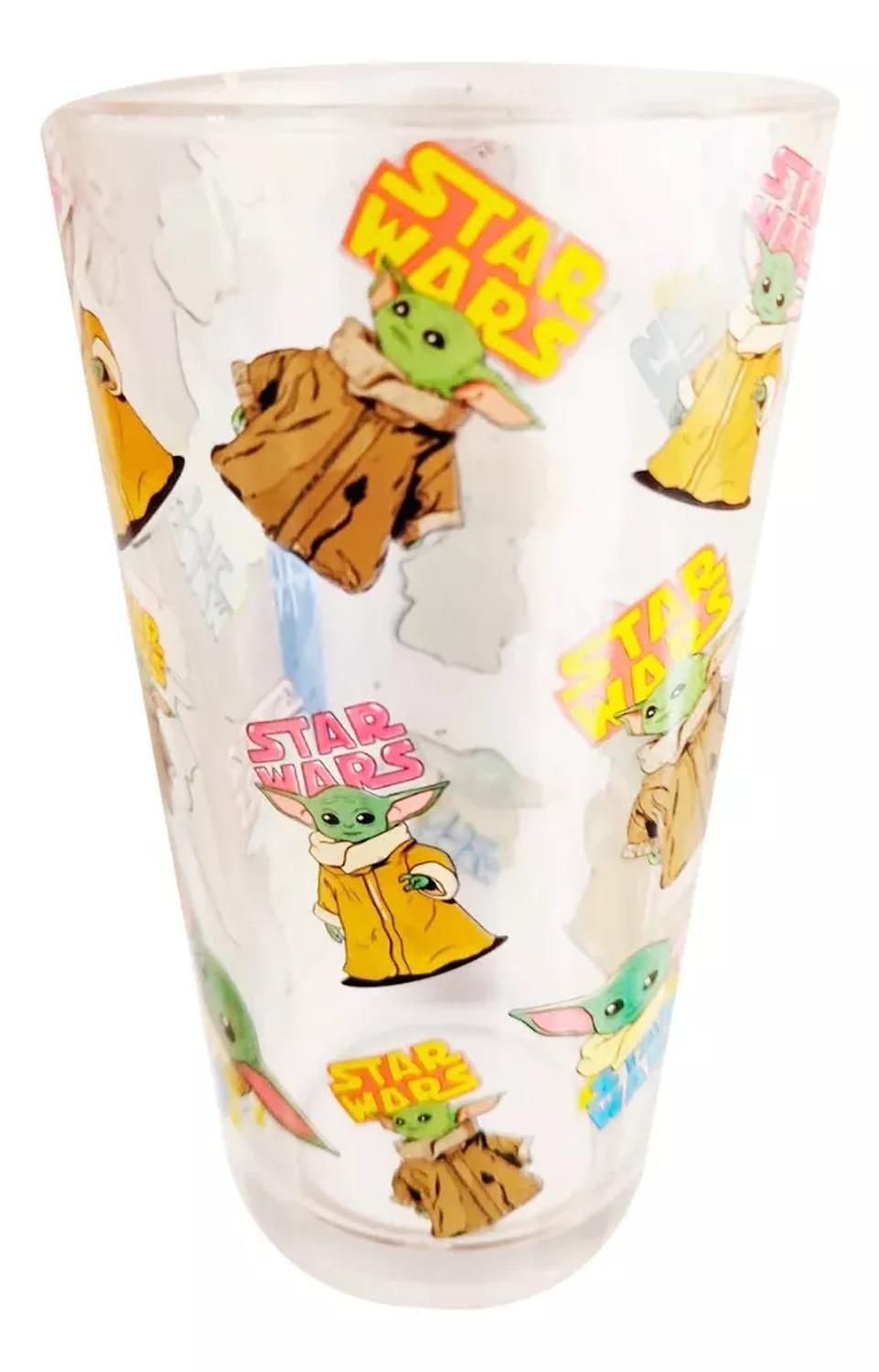 Set Pack 4 Vaso De Vidrio Star Wars Pelicula The Mandalorian-2