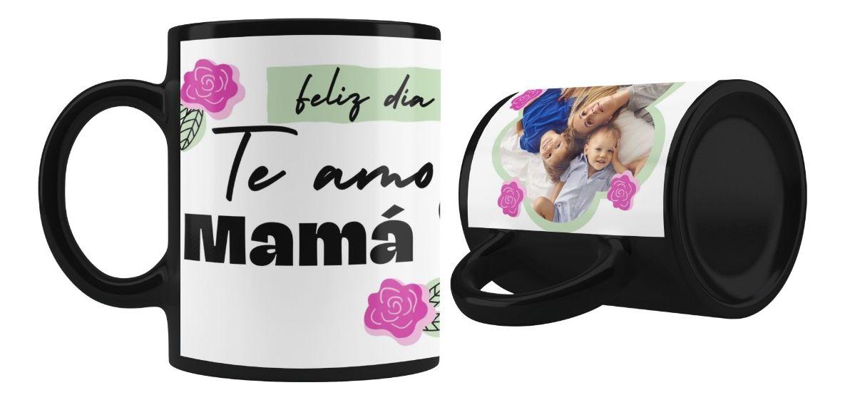 Taza Magica Personalizada Foto Feliz Dia Te Amo Mamá, Madre -1