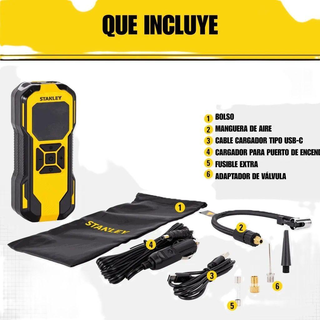 Stanley Mini Compresor Portátil Auto 12v | 150 PSI / 10 BAR - SXIF0101 -2