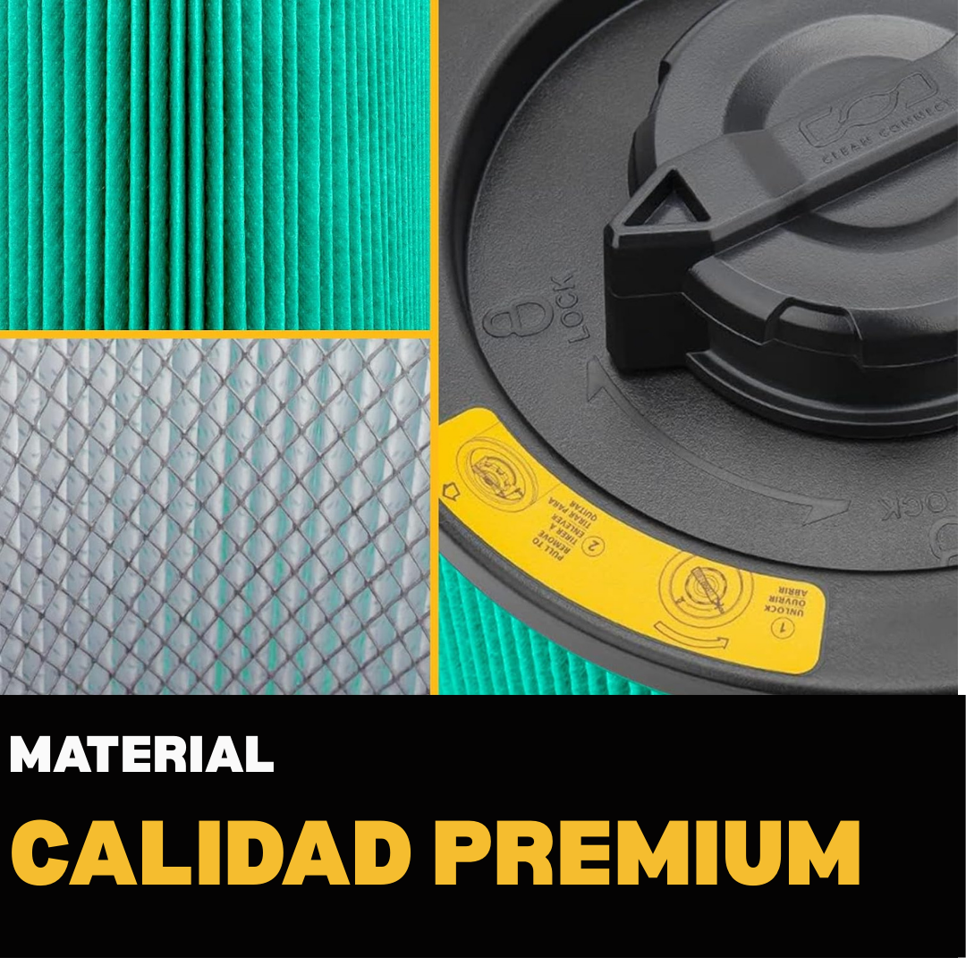 Dewalt | Filtro HEPA Premium Seco/Mojado para Aspiradora de 15 a 30 Litros - DXVC4003-6