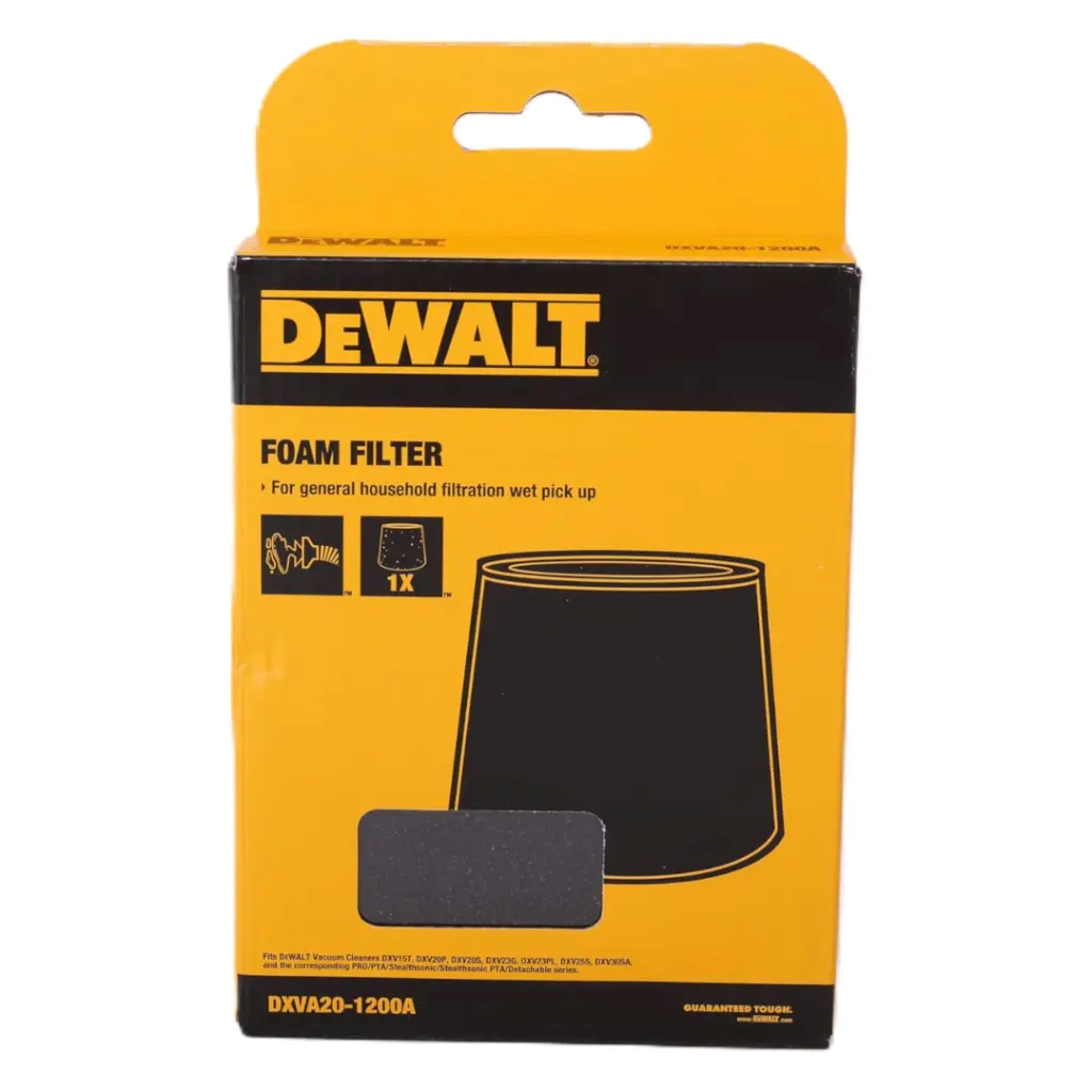 Dewalt | Filtro de Esponja para Aspiradora de 15 a 30 Litros - DXVA20-1200A-0