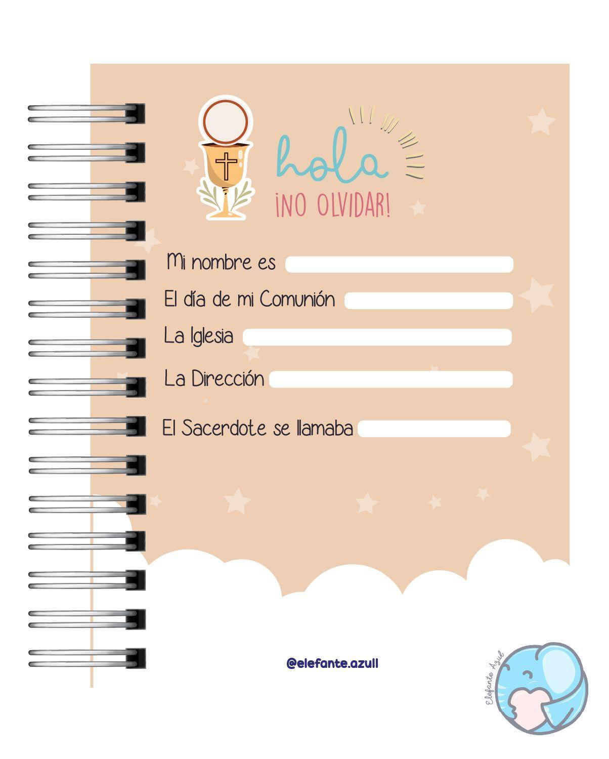 Recuerdo de  mi Primera Comunión diseño 6-2