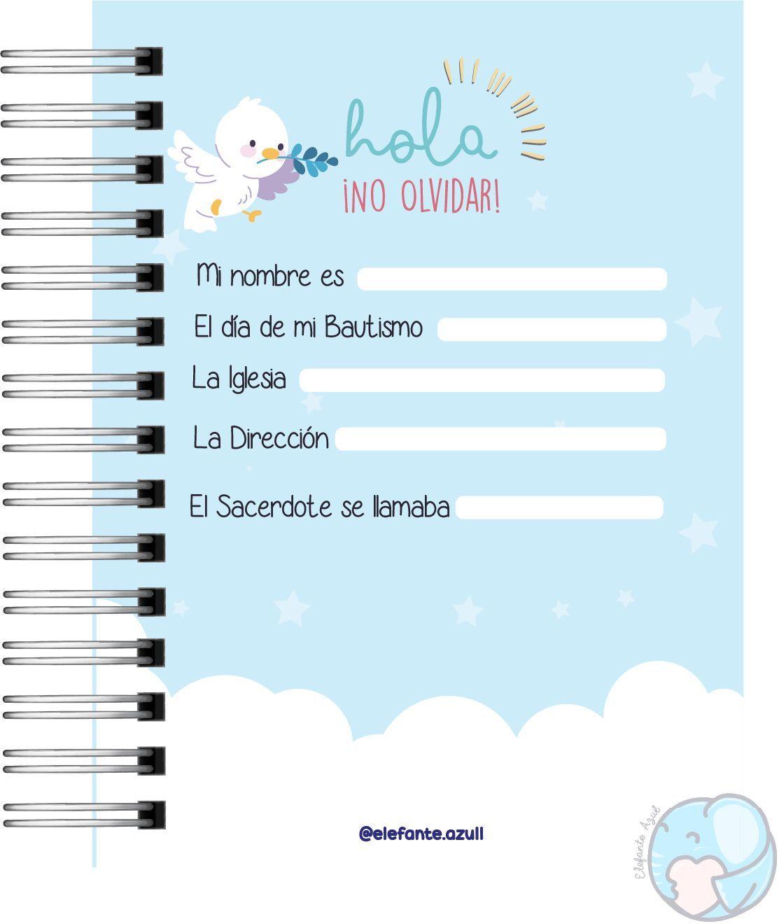 Recuerdo de mi Bautizo diseño 10-3