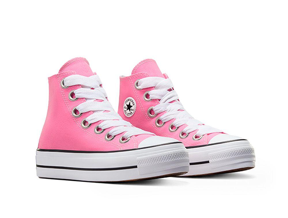 Zapatilla Converse Chuck Taylor Lift Sketch Mujer Rosado-4