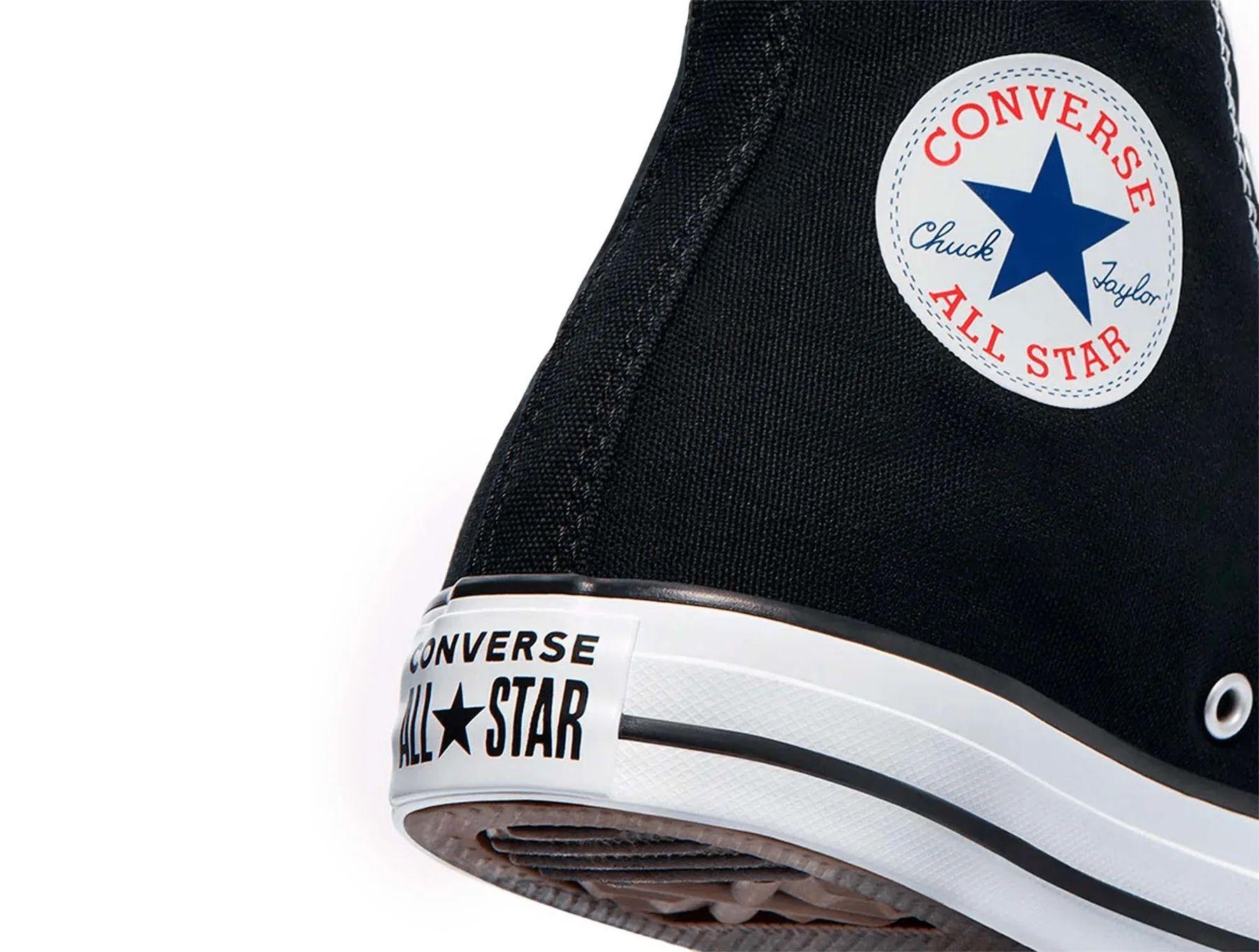 Zapatilla Converse Chuck Taylor Classic Mujer Negro hi-3