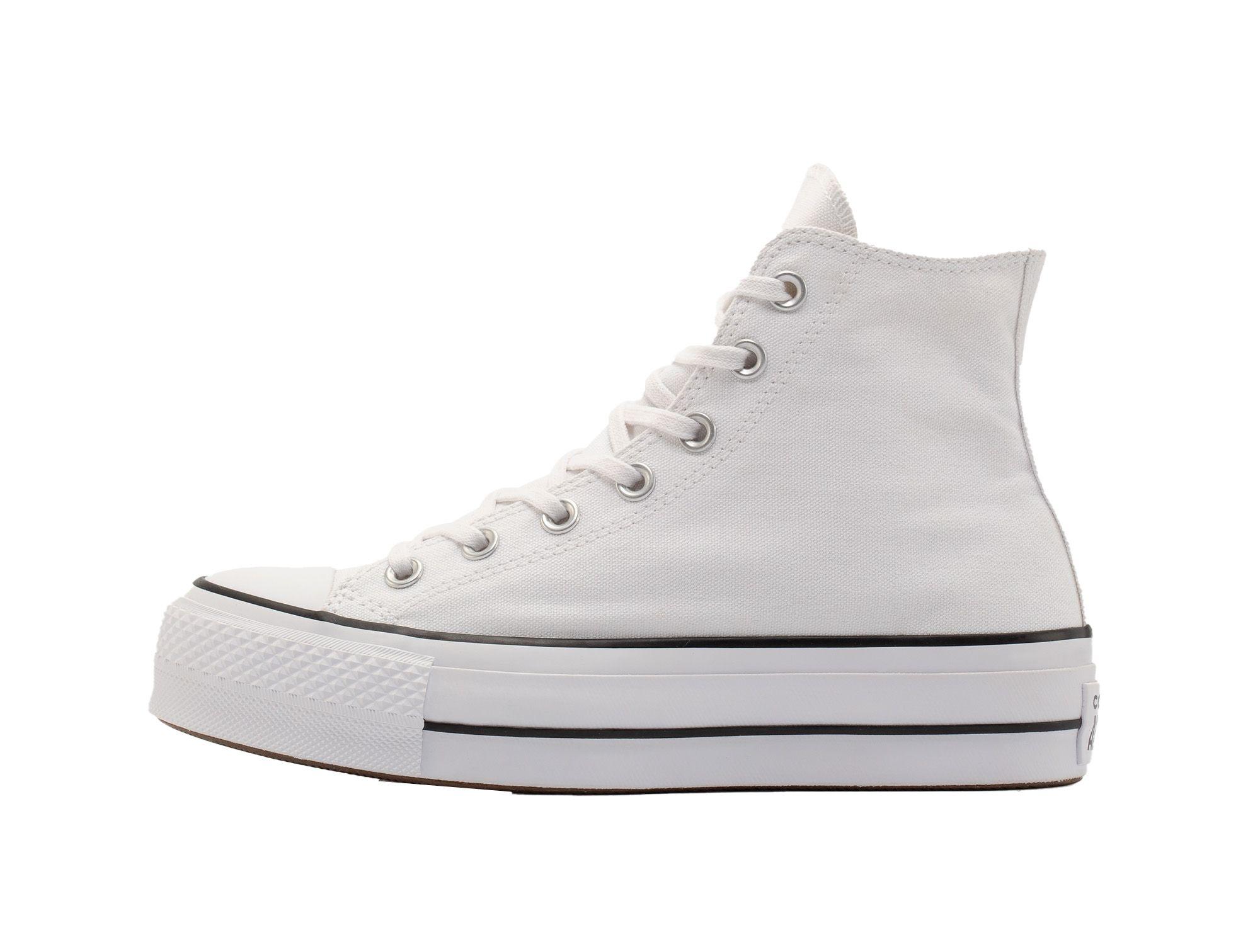 Zapatilla Converse Chuck Taylor Hi Plataforma Mujer Blanco-2