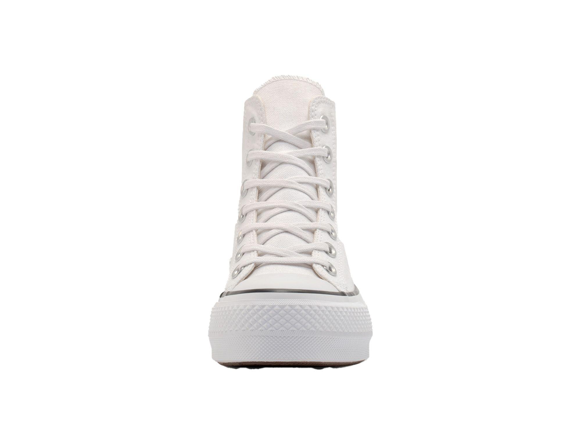 Zapatilla Converse Chuck Taylor Hi Plataforma Mujer Blanco-3