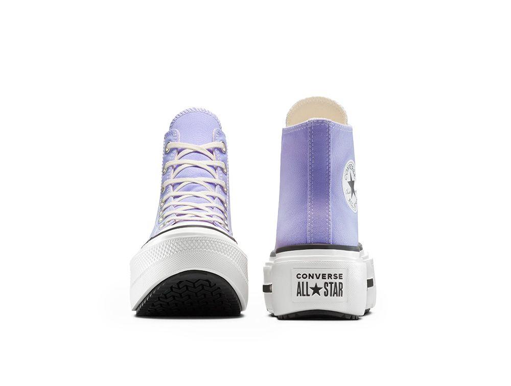 Zapatilla Mujer Converse Chuck Taylor Double Stack Morado-2