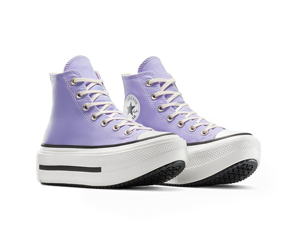 Zapatilla Mujer Converse Chuck Taylor Double Stack Morado-4