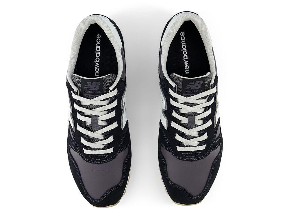 Zapatilla New Balance 373 Hombre Negro - Blanco - Gris-2