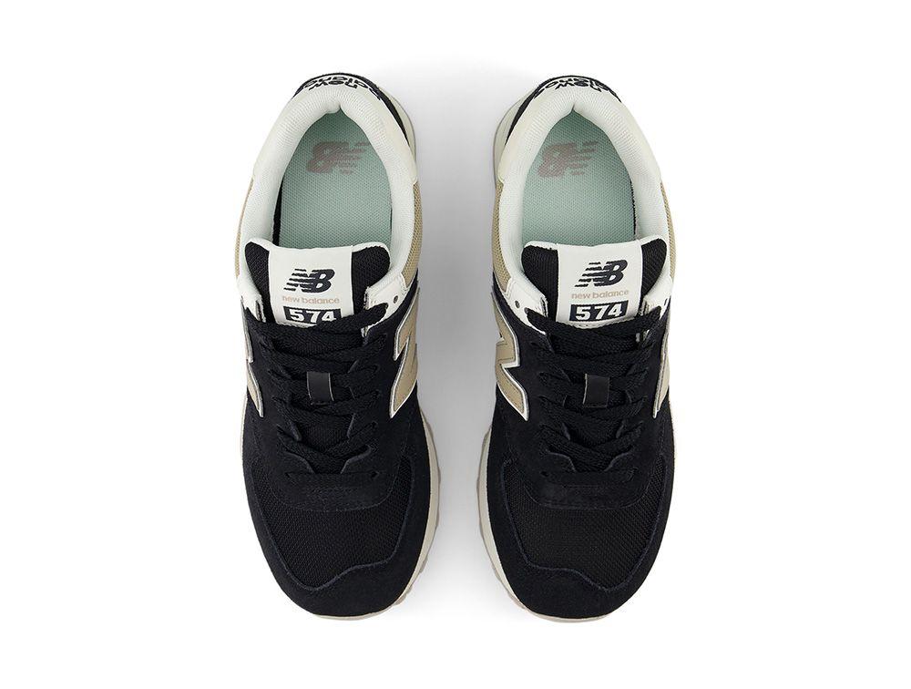 Zapatilla New Balance 574 Mujer Negro-2