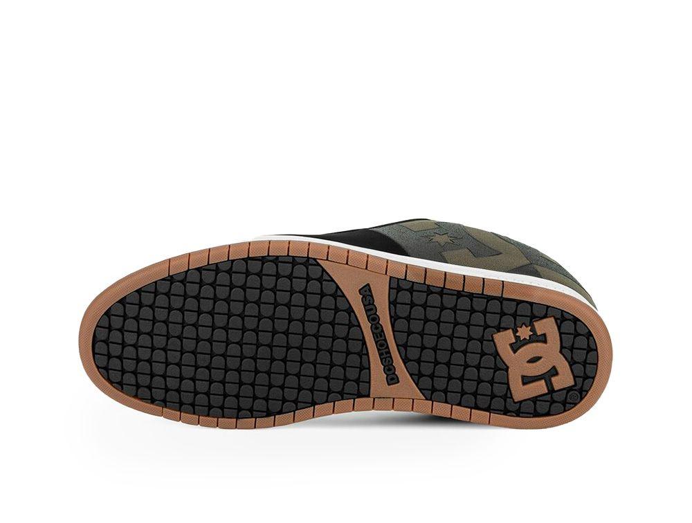 Zapatilla Dc Court Graffik Sq Hombre Negro-Olivo-4