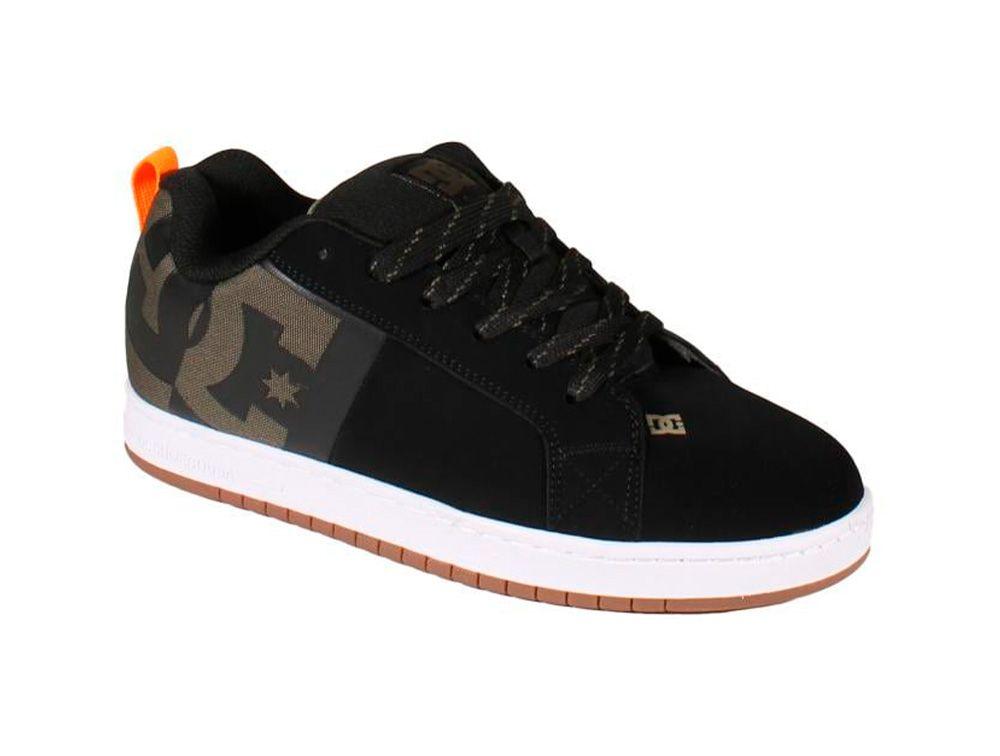 Zapatilla Dc Court Graffik Sq Hombre Negro-Olivo-1