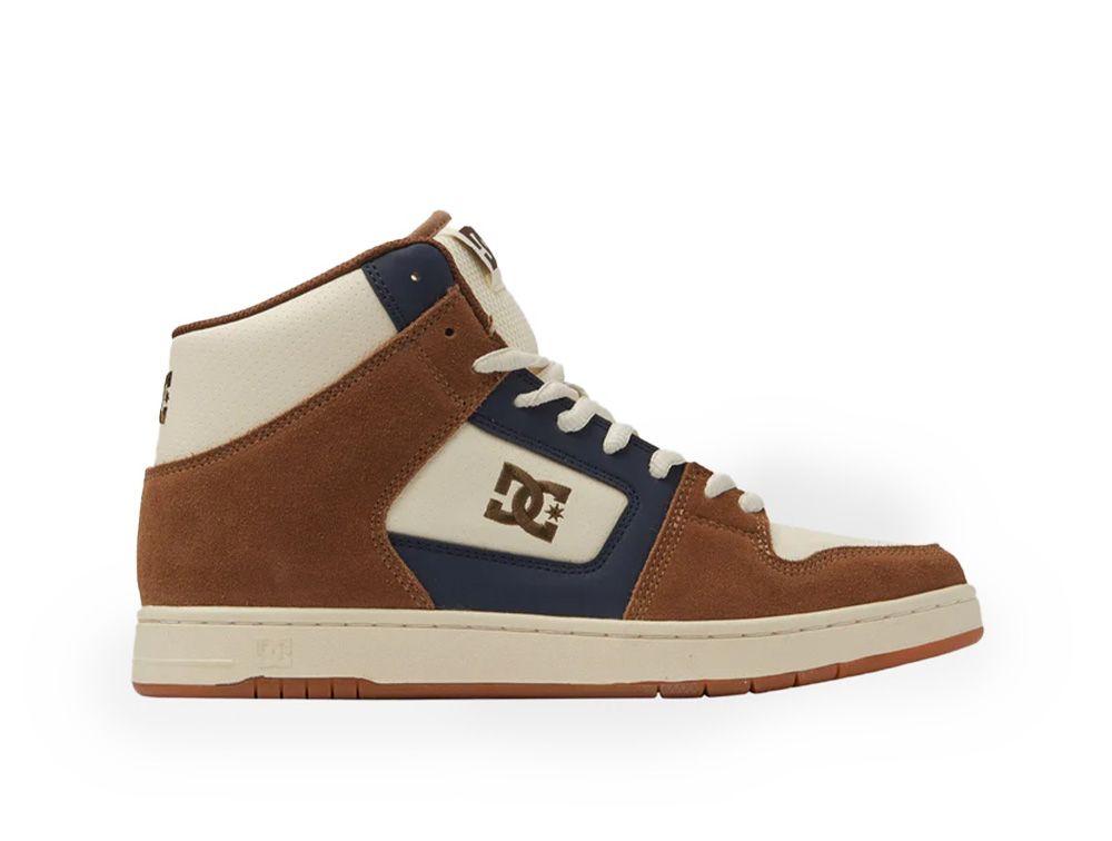 Zapatilla Dc Manteca 4 Hi Hombre Cafe-Beige-Azul-0