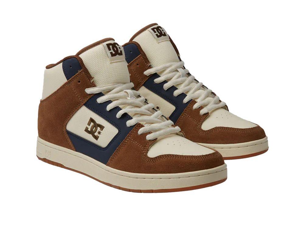 Zapatilla Dc Manteca 4 Hi Hombre Cafe-Beige-Azul-1