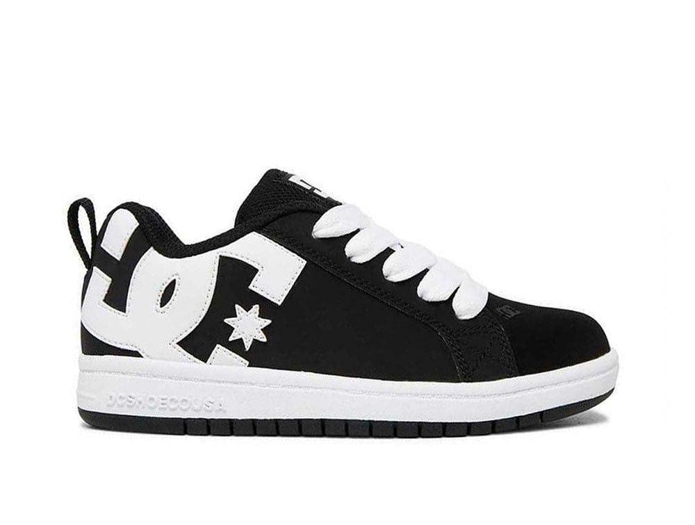 Zapatilla DC Junior Court Graffik Negro-0