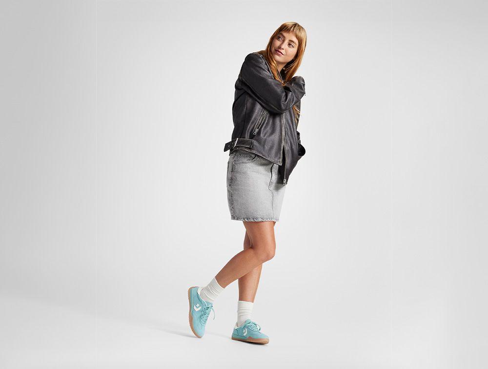 Zapatilla Converse Run Star Trainer Mujer Celeste - Blanco-7