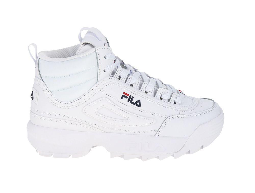 Zapatilla Fila Disruptor II Mid Mujer Blanco-0