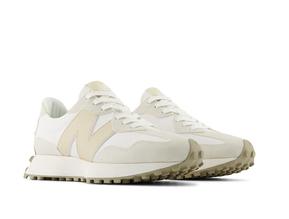 Zapatilla New Balance 327 Mujer Blanco-Beige-3