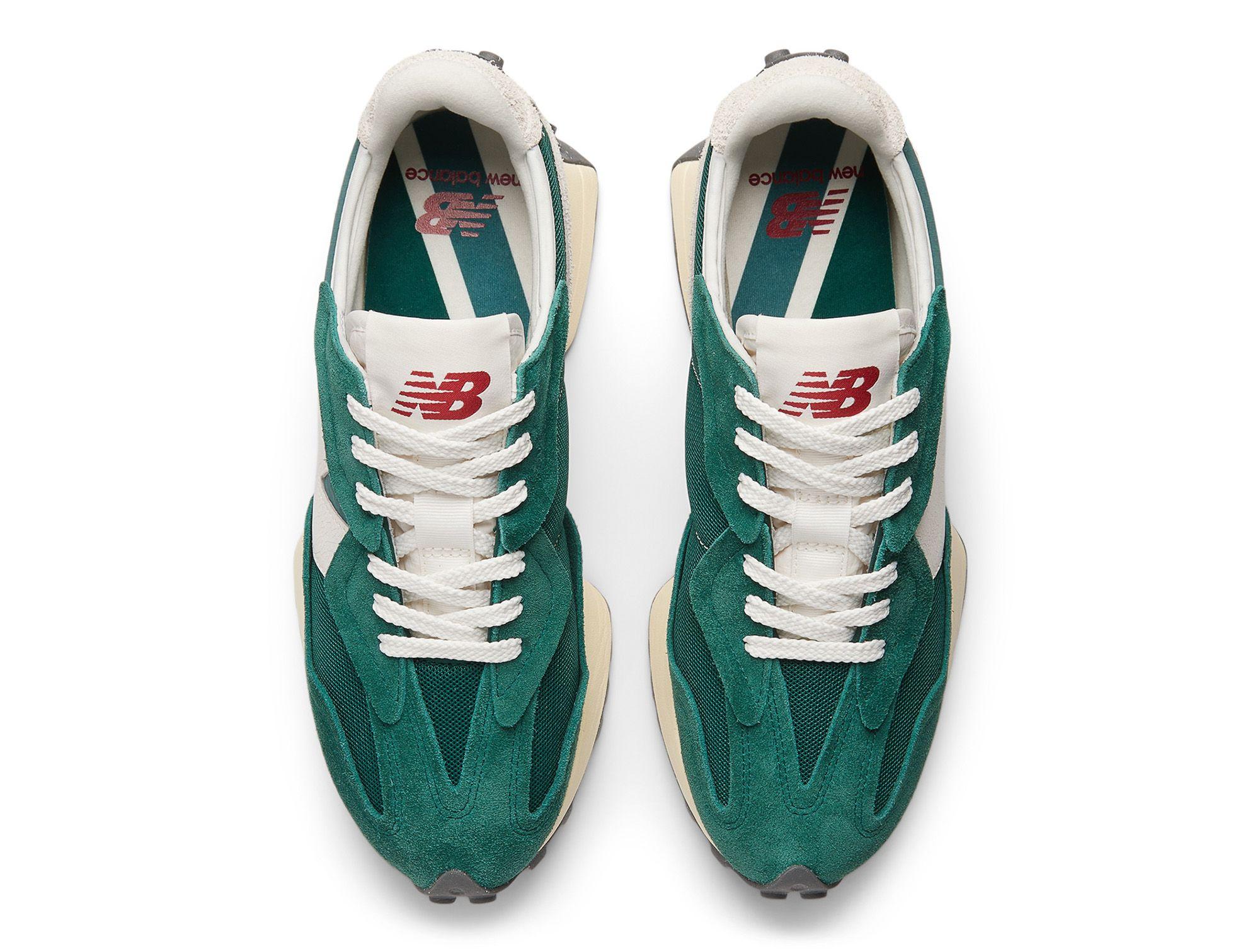 Zapatilla New Balance 327 Unisex Verde-2
