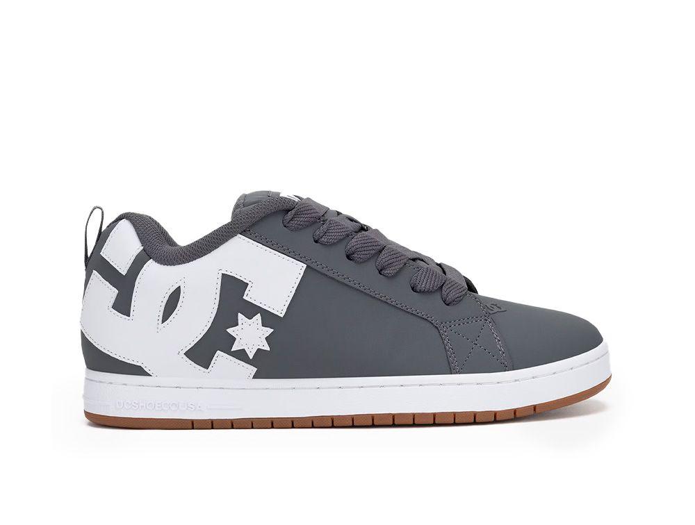 Zapatilla Dc Court Graffik Hombre Gris-0
