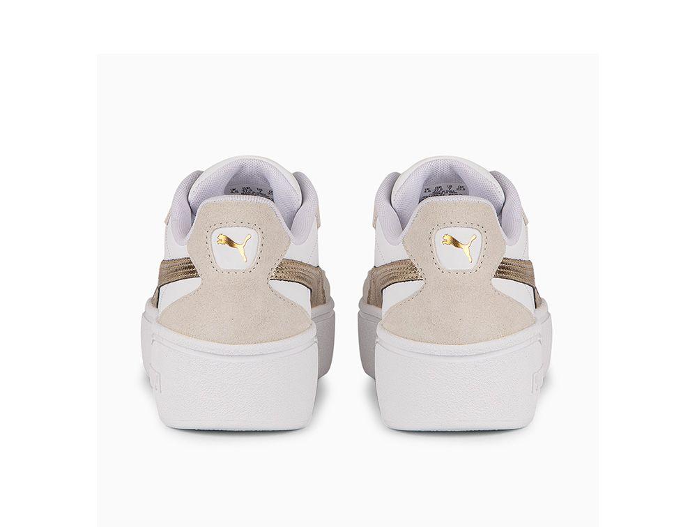 Zapatilla Puma Club II Era Platform Metallic Mujer Blanco-4