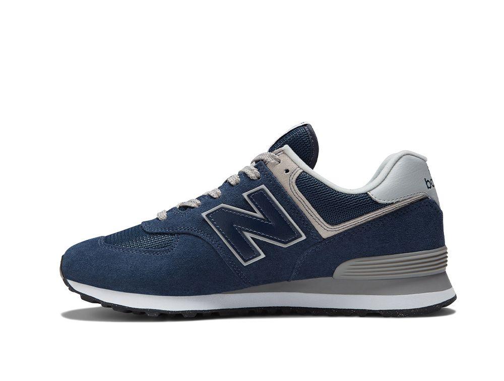 Zapatilla New Balance 574 Hombre Azul-Gris-1