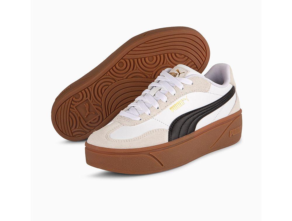 Zapatillas Puma Club II Era Plataforma Mujer Blanco-1