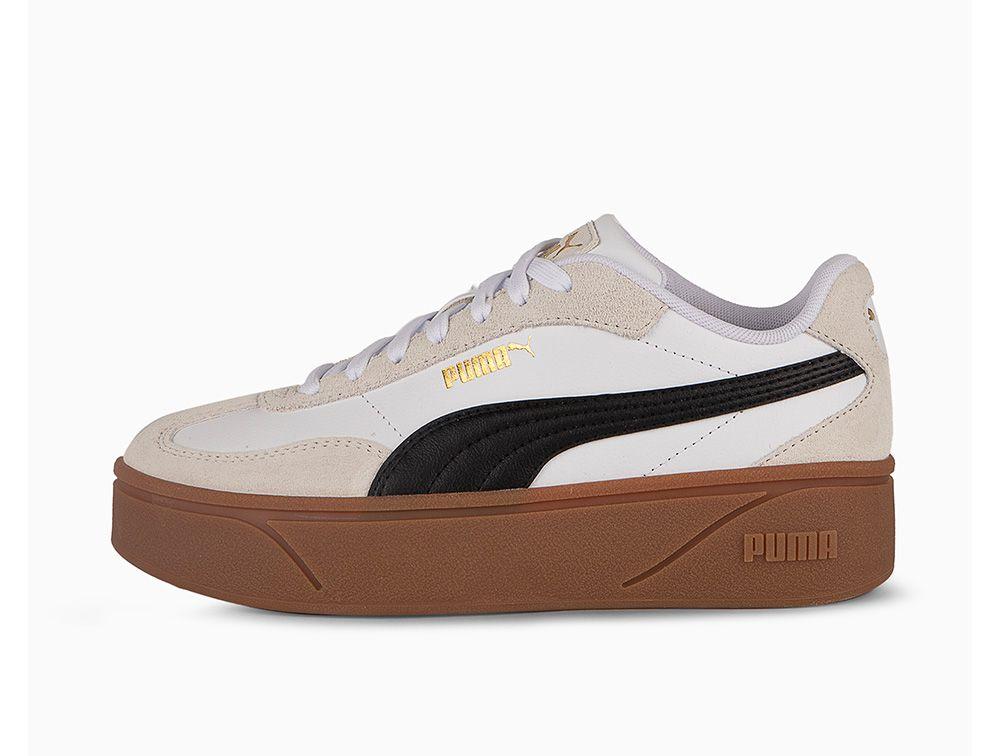 Zapatillas Puma Club II Era Plataforma Mujer Blanco-2