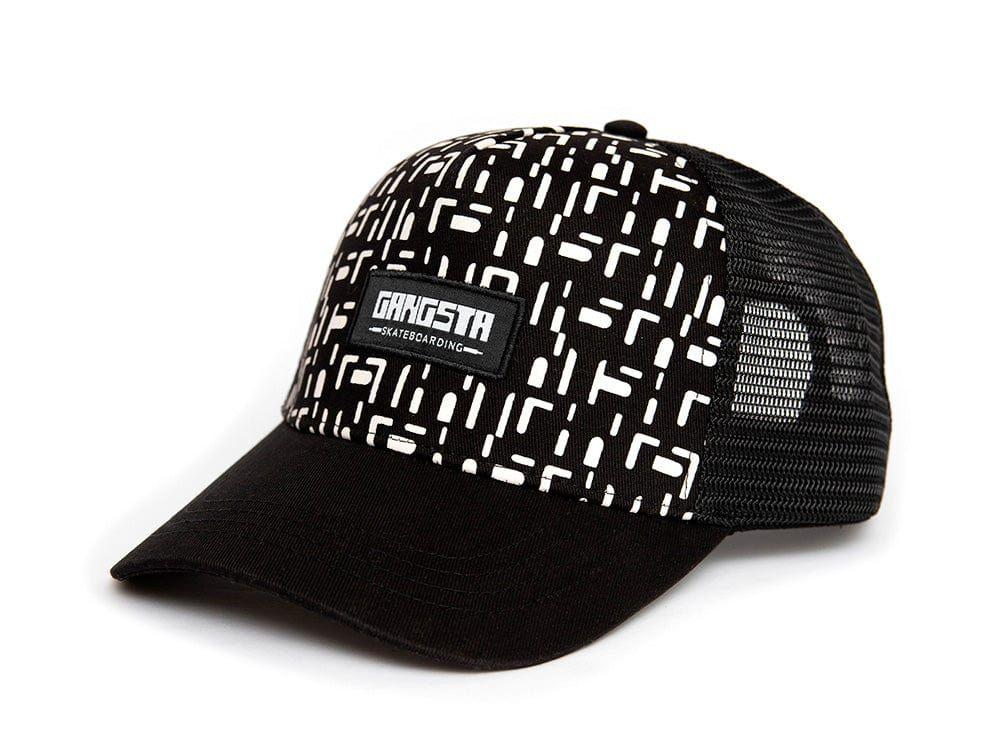 Gorro Unisex Gangsta Letters Negro-0