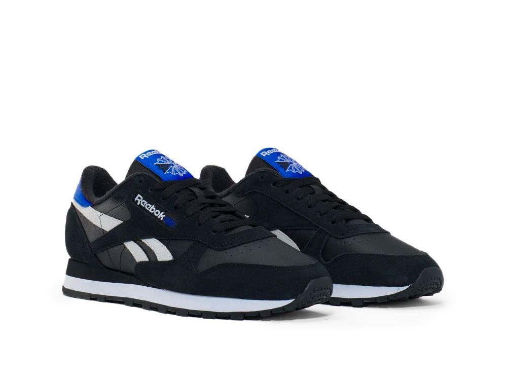 Zapatillas Reebok Cl Leather Hombre Negro-1