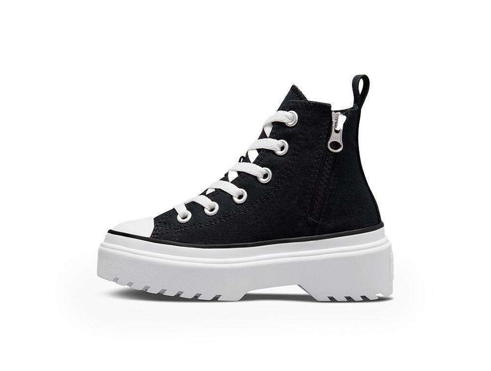 Zapatilla Converse Chuck T Lugged Lift Junior Negro-1