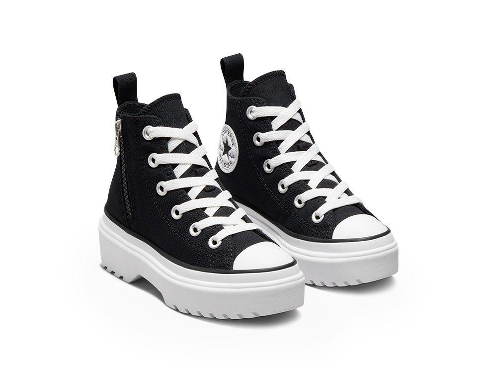 Zapatilla Converse Chuck T Lugged Lift Junior Negro-2