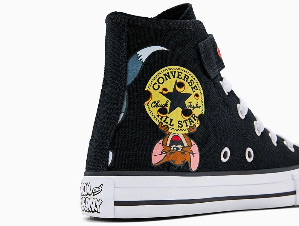 Zapatilla Junior Converse Chuck Taylor 1V Tom Y Jerry Negro-5