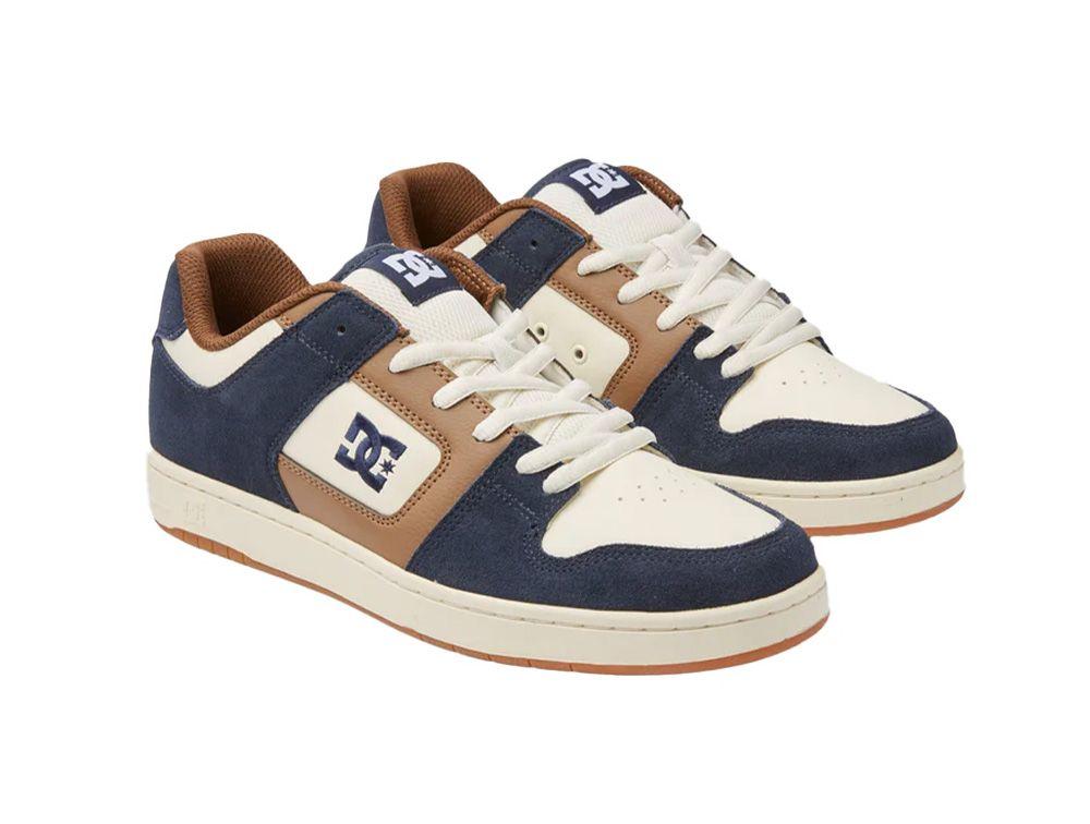 Zapatilla Dc Manteca 4 Hombre Beige- Cafe-Azul-1