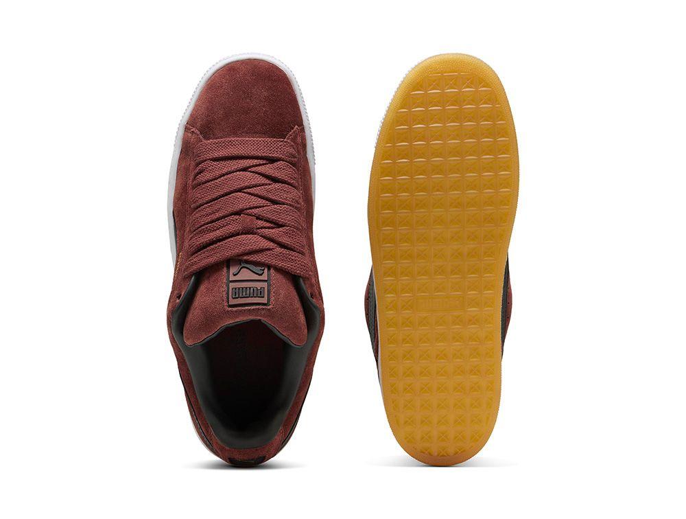 Zapatilla Puma Suede Xl Hombre Burdeo-5