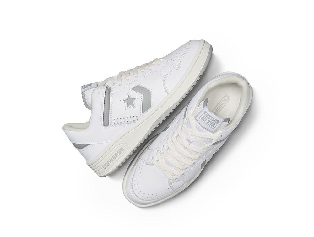 Zapatilla Converse Weapon Hombre Blanco - Gris-3