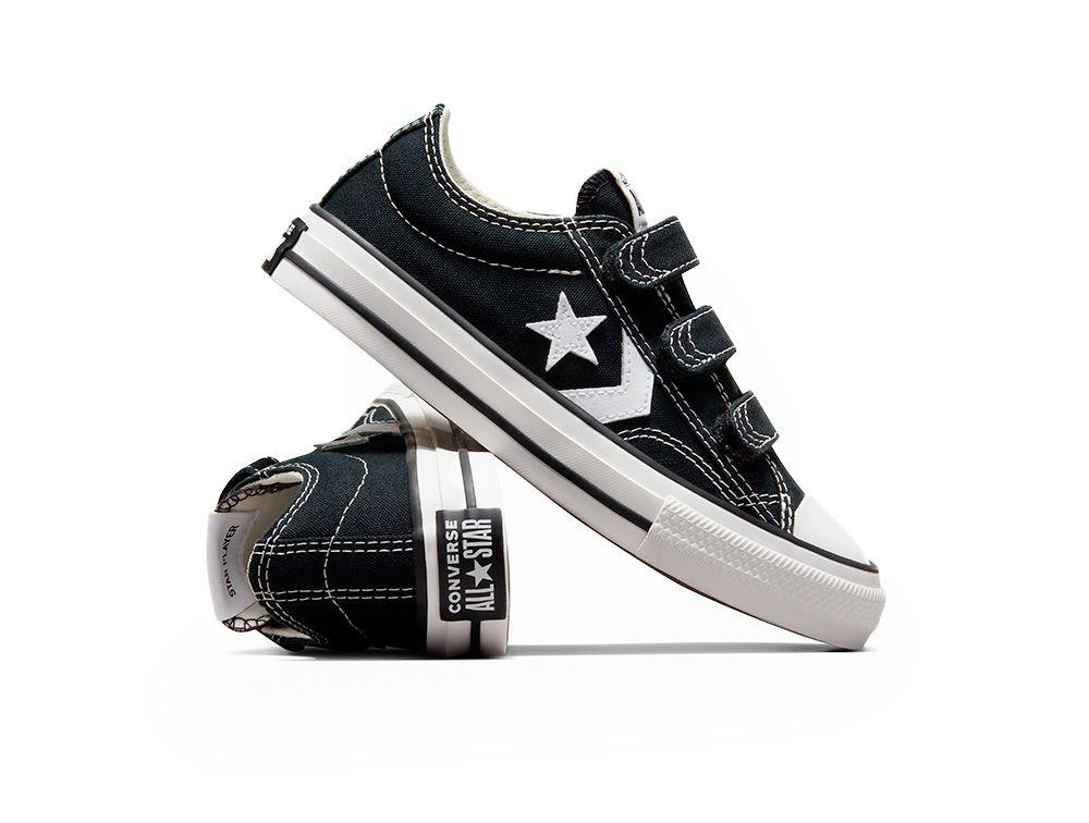 Zapatilla Converse Star Player 76 3V Junior Negro-6