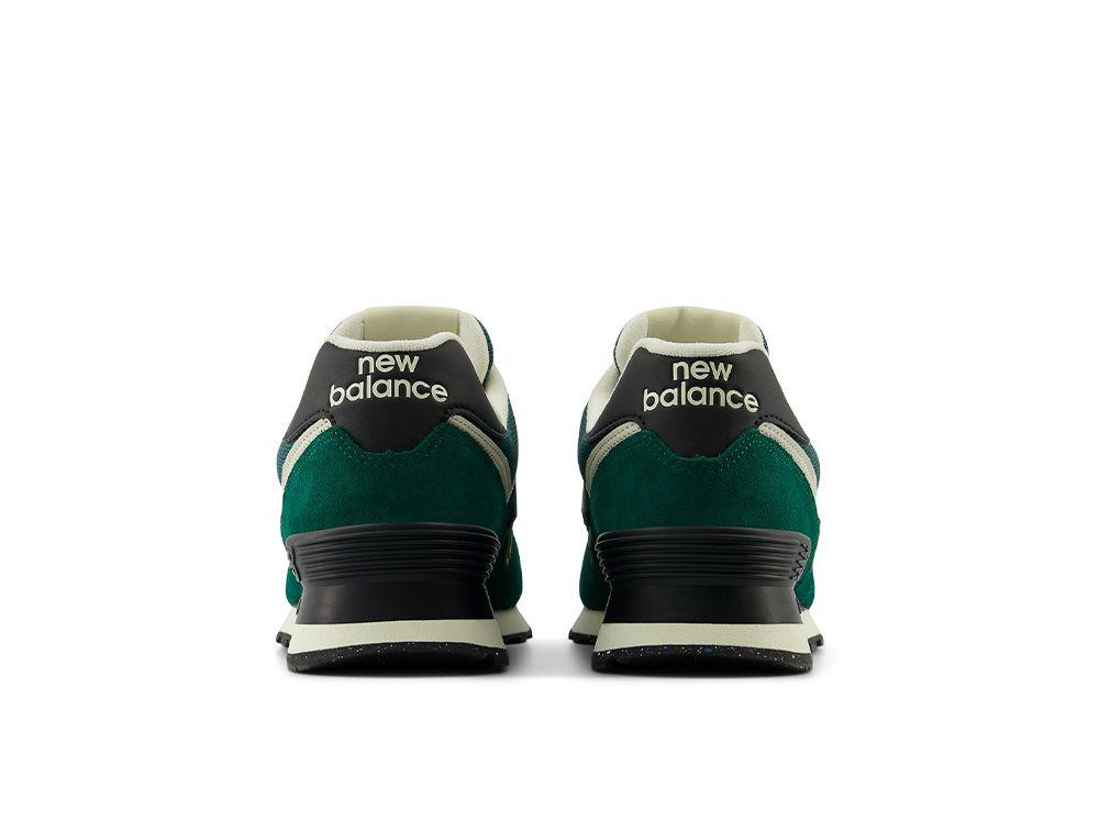 Zapatilla New Balance 574 Hombre Verde - Amarillo - Negro-4