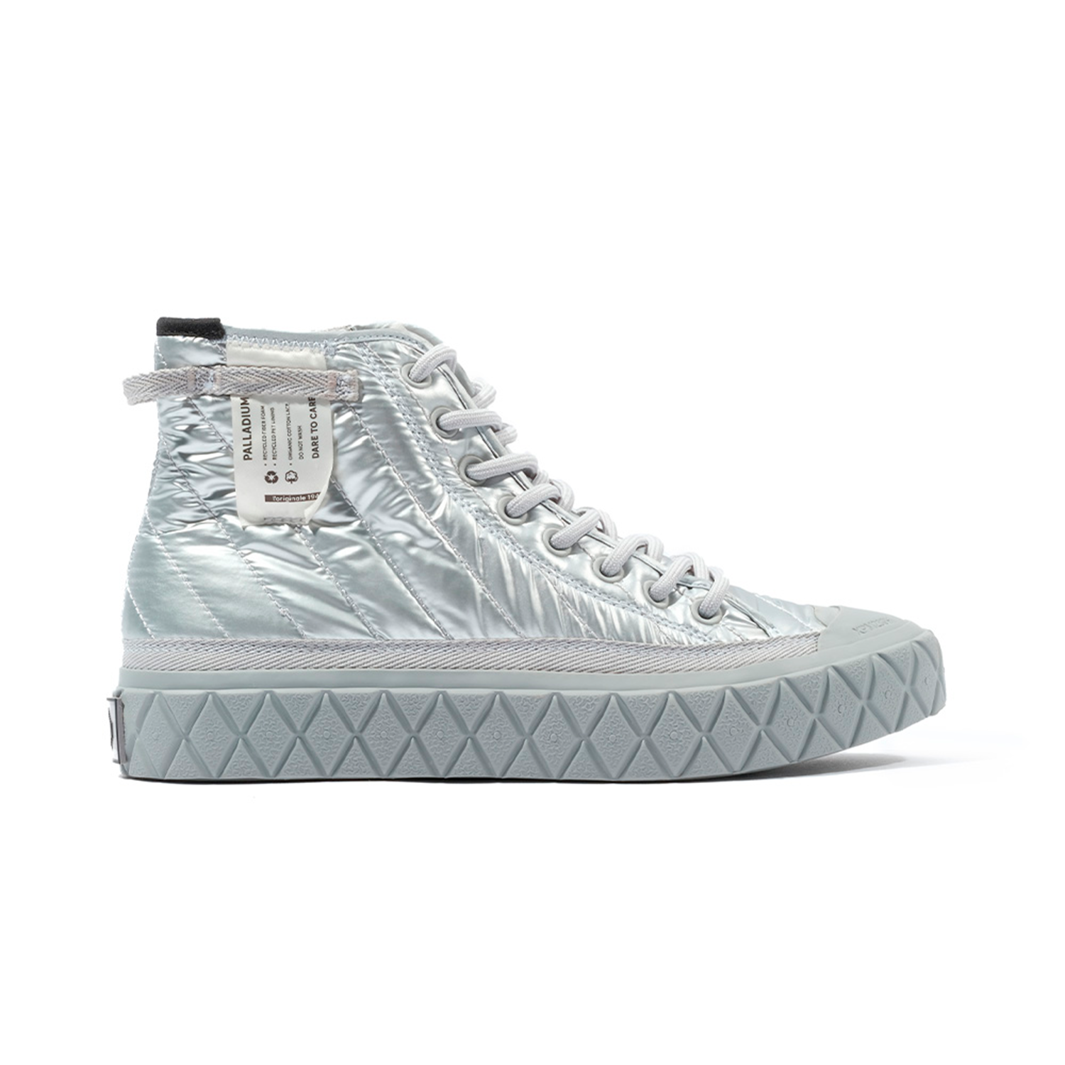 Zapatilla Mujer Palladium Palla Ace Re-Qulit Gris-0