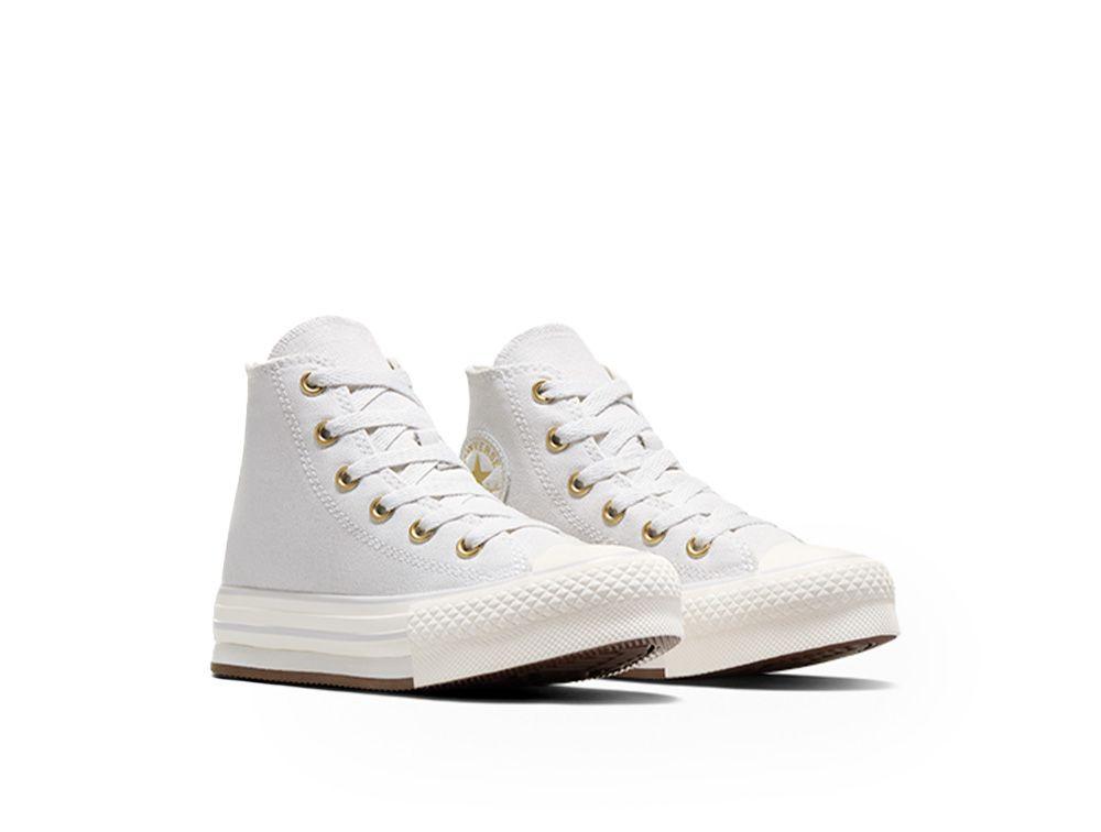 Zapatilla Converse Chuck Taylor Eva Lift Junior Gris-4