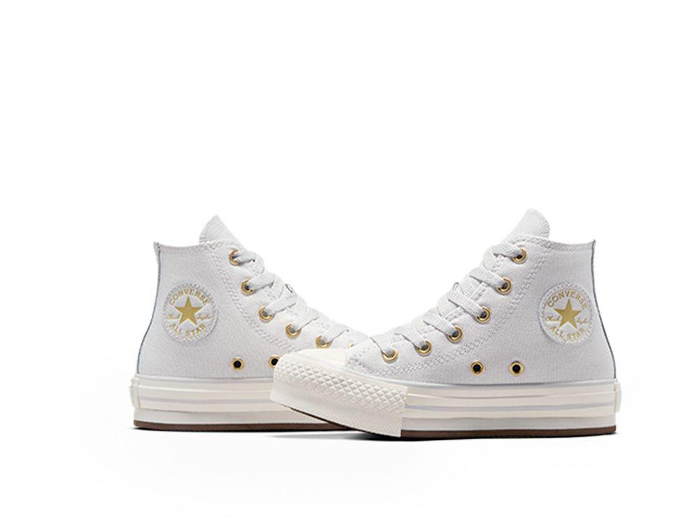Zapatilla Converse Chuck Taylor Eva Lift Junior Gris-6