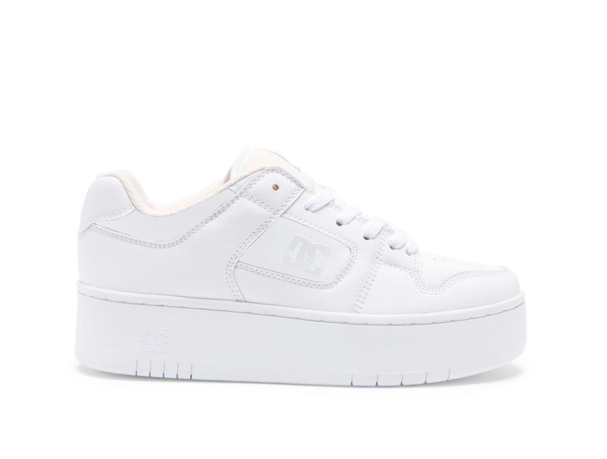 Zapatilla Dc Manteca 4 Plataforma Mujer Blanco-0