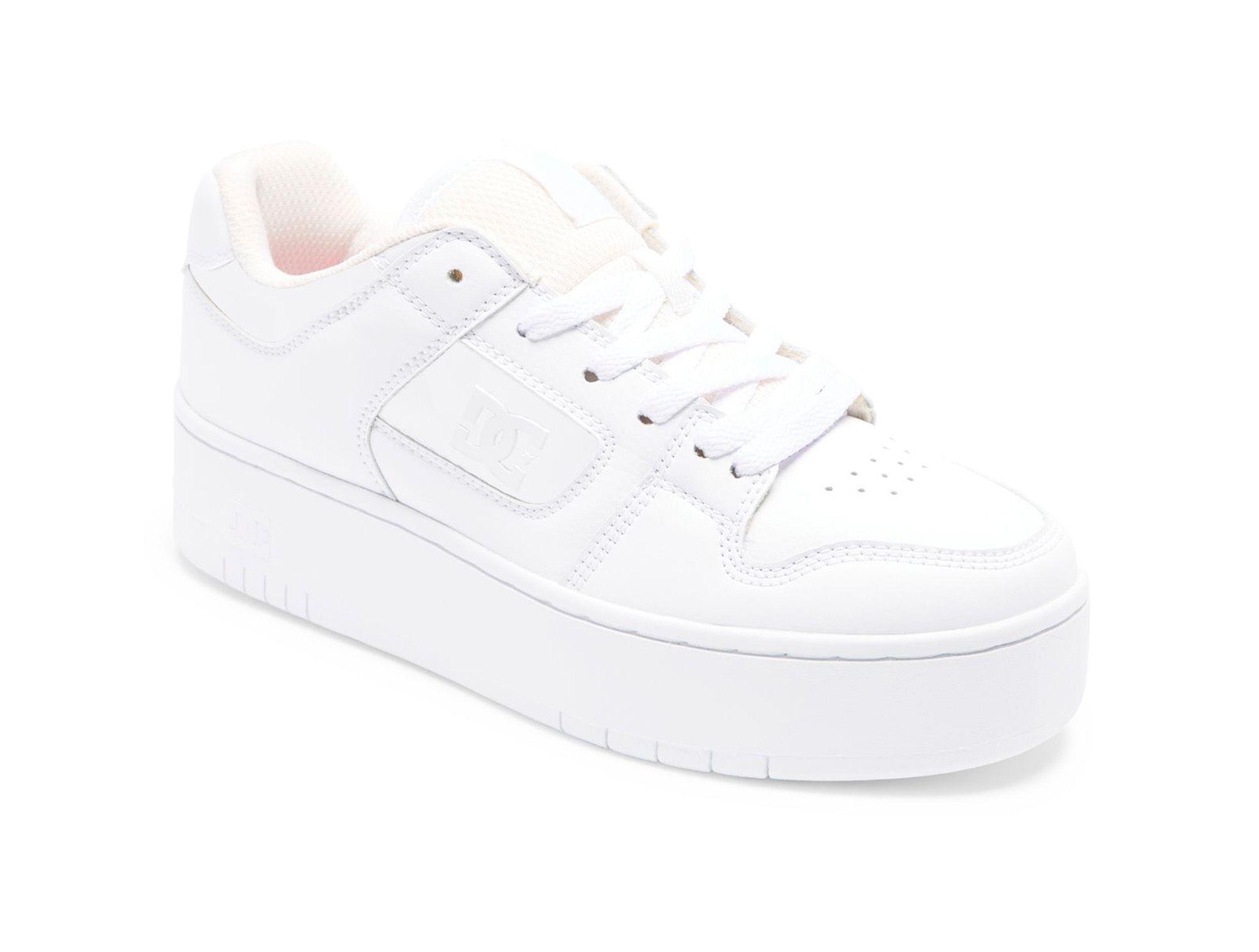 Zapatilla Dc Manteca 4 Plataforma Mujer Blanco-1